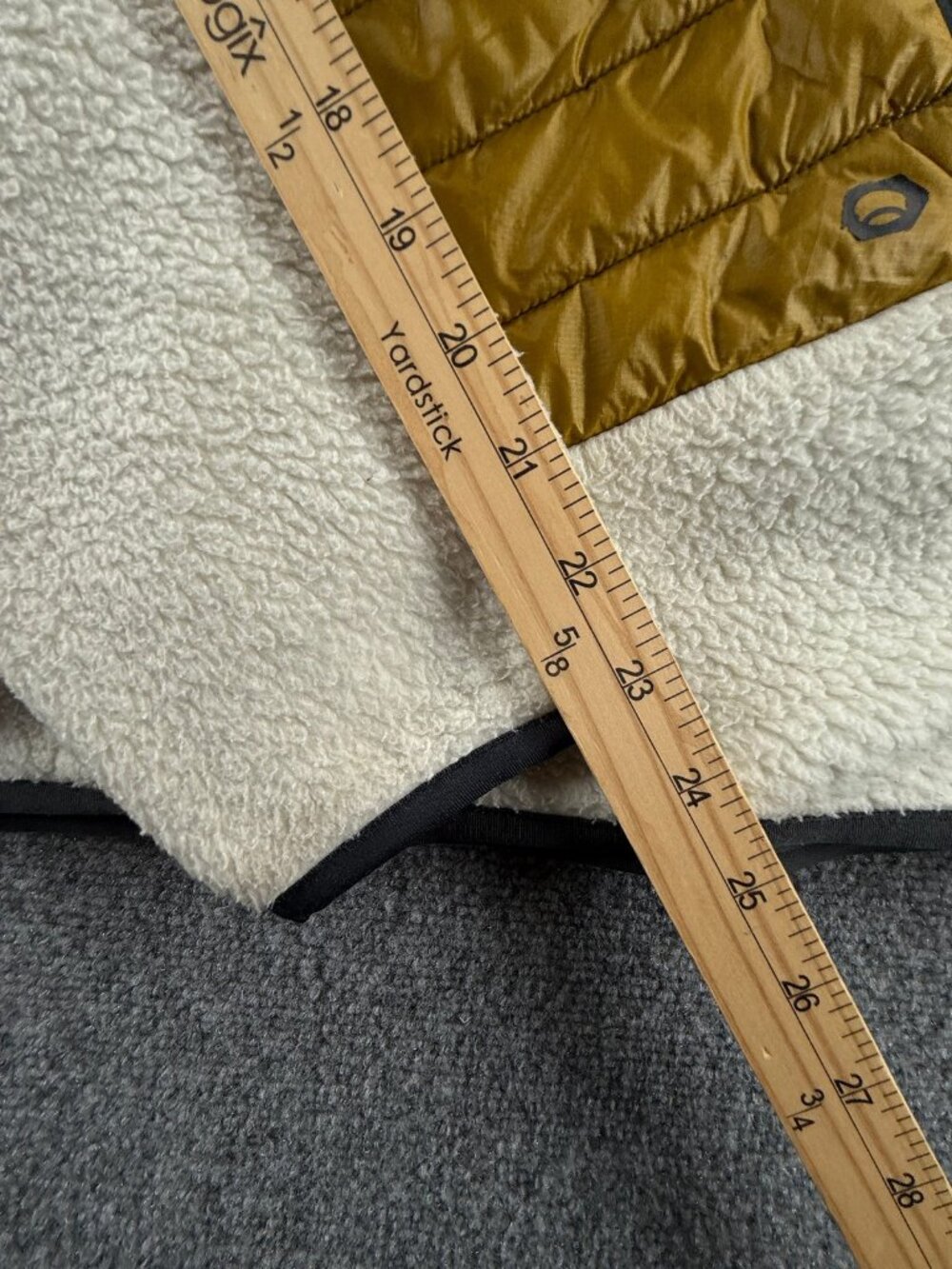 Mountain Hardwear Altius Green Small Nylon Puffer Fleece Jacket Womens Logo - Picture 10 of 16